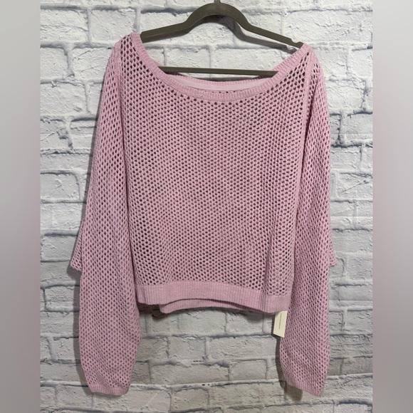 Pilcro Sweaters - Pilcro by Anthropologie Open Knit Cropped Sweater – NWT, Size XL